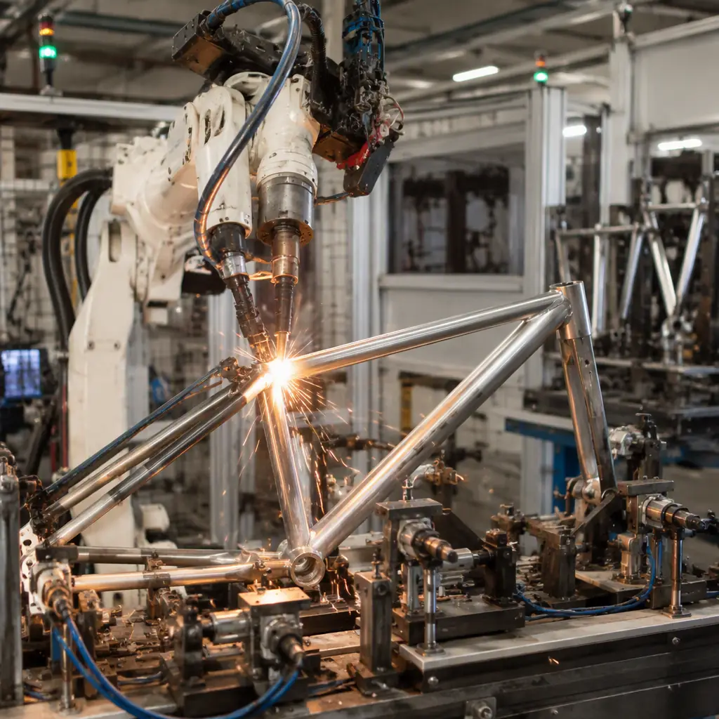 E-bike assembly line with torque-controlled workstations