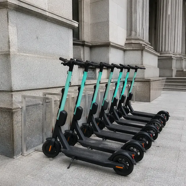 Government fleet e-scooter patrol unit