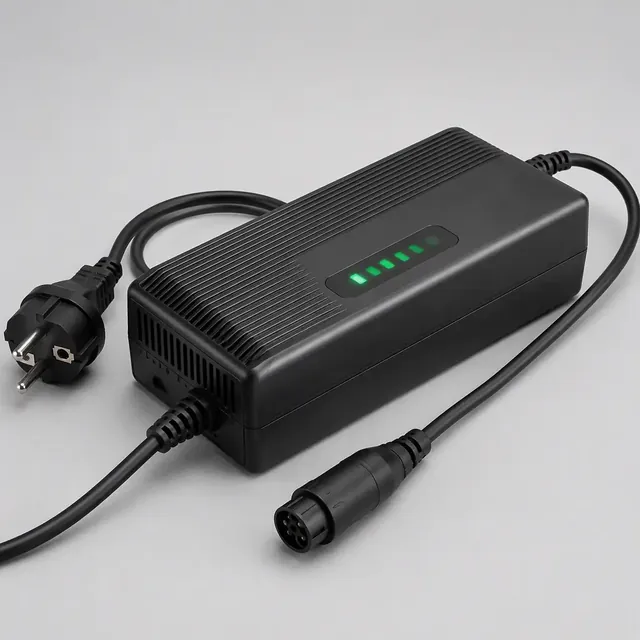 Smart e-bike chargers with various connectors